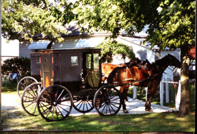 Amish hitch rack