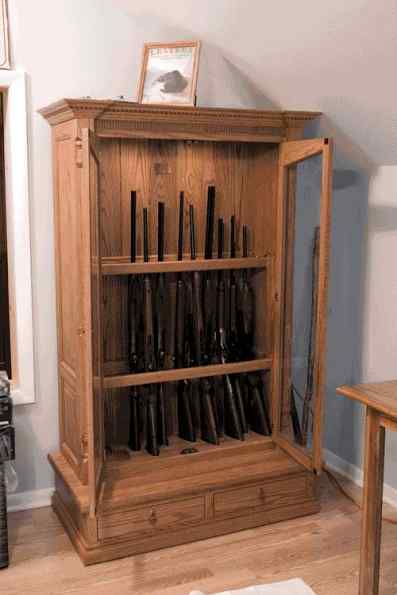 Gun Cabinet Plans